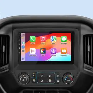 4Core Car Radio Stereo for Chevy Silverado GMC Sierra 2014-2018 with 10 inch Touchscreen Wireless Carplay Android Auto FM 5GHz WiFi Bluetooth SWC 4Core Car Radio Stereo for Chevy Silverado GMC Sierra 2014-2018 with 10 inch Touchscreen Wireless Carplay Android Auto FM 5GHz WiFi Bluetooth SWC