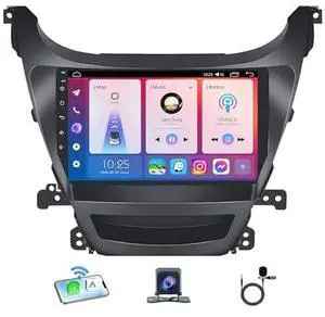 4G RAM+64G ROM Upgrade Car Radio for Hyundai Elantra 2011-2013: 1280 * 800 IPS Touchscreen Stereo Replacement with Wireless Carplay Android Auto 5G WiFi GPS Bluetooth Backup Camera Mirror Link FM 4G RAM+64G ROM Upgrade Car Radio for Hyundai Elantra 2011-2013: 1280 * 800 IPS Touchscreen Stereo Replacement with Wireless Carplay Android Auto 5G WiFi GPS Bluetooth Backup Camera Mirror Link FM