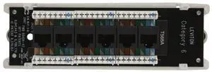 Category 6 Voice and Data Module, 47611-C6B, Black Category 6 Voice and Data Module, 47611-C6B, Black