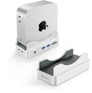 Mac mini M4 Dock and Stand with Up to 8TB M.2 NVMe SSD Enclosure 6-in-1 Aluminum Hub, 10Gbps USB-A&C, SD/TF Reader, Stand Docking Station for Mac mini M4/M4 Pro Mac mini M4 Dock and Stand with Up to 8TB M.2 NVMe SSD Enclosure 6-in-1 Aluminum Hub, 10Gbps USB-A&C, SD/TF Reader, Stand Docking Station for Mac mini M4/M4 Pro