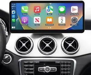 CarPlay Screen, 12.3 inch Ultra-Narrow Car Radio Touchscreen for Mercedes Benz A CLA GLA W176/C117/X117/X156 2013-2015 Year with NTG4.5/4.7, Support Wireless CarPlay/Android Auto/Mirrorlink CarPlay Screen, 12.3 inch Ultra-Narrow Car Radio Touchscreen for Mercedes Benz A CLA GLA W176/C117/X117/X156 2013-2015 Year with NTG4.5/4.7, Support Wireless CarPlay/Android Auto/Mirrorlink