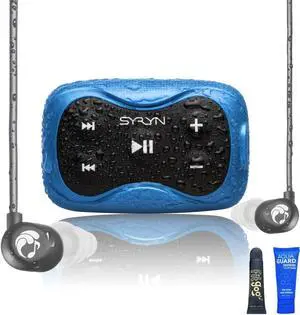 100% Waterproof SYRYN Flip Bundle for Swimming with Music | Enjoy Up to 2,000 Songs or 138 Hours of Audio | Drag and Drop MP3, AAC, M4a, FLAC Using PC or Mac | No Apple Music, No Spotify 100% Waterproof SYRYN Flip Bundle for Swimming with Music | Enjoy Up to 2,000 Songs or 138 Hours of Audio | Drag and Drop MP3, AAC, M4a, FLAC Using PC or Mac | No Apple Music, No Spotify