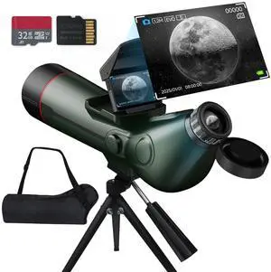 Smart Telescope, Professional Refractor Auto-focus Portable Digital Electronic Telescopes with 4K Astrophotography Camera, Internal And External Dual Screens Spotter for Adults and Beginners Astronomy Smart Telescope, Professional Refractor Auto-focus Portable Digital Electronic Telescopes with 4K Astrophotography Camera, Internal And External Dual Screens Spotter for Adults and Beginners Astronomy