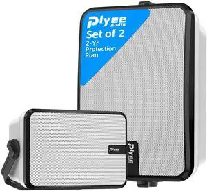 600W Outdoor Bluetooth Speakers, Wireless Sync Between Speakers, Powerful Bass, Wall Mount for Patio, Porch, Gazebo, Garage, 2-Pack, White(MZ-658) 600W Outdoor Bluetooth Speakers, Wireless Sync Between Speakers, Powerful Bass, Wall Mount for Patio, Porch, Gazebo, Garage, 2-Pack, White(MZ-658)