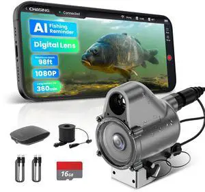 2026 Upgrade Version Canfish CF1 Underwater Fishing Camera,1080P Full HD Portable Video Fish Finder,APP Remote Control Real-time Observation,Fish Coming Reminder Fishing Camera 2026 Upgrade Version Canfish CF1 Underwater Fishing Camera,1080P Full HD Portable Video Fish Finder,APP Remote Control Real-time Observation,Fish Coming Reminder Fishing Camera