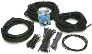 Performance 70921 PowerBraid Split Braided Sleeving Fuel Injection Kit Black Performance 70921 PowerBraid Split Braided Sleeving Fuel Injection Kit Black
