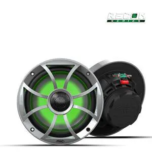Recon 6-S RGB | High Output Component Style 6.5" Marine Coaxial Speakers with Silver Grille and RGB Backlighting Recon 6-S RGB | High Output Component Style 6.5" Marine Coaxial Speakers with Silver Grille and RGB Backlighting