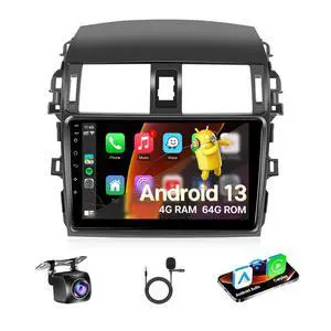 8Core 4G+64G Upgrade Radio for Toyota Corolla 2009 2010 2011 2012 2013 Stereo with Carplay Android Auto, Android 13 9inch Touch Screen for Corolla Head Unit with SWC Bluetooth FM GPS + Backup Camera 8Core 4G+64G Upgrade Radio for Toyota Corolla 2009 2010 2011 2012 2013 Stereo with Carplay Android Auto, Android 13 9inch Touch Screen for Corolla Head Unit with SWC Bluetooth FM GPS + Backup Camera