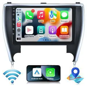 64G Car Radio Stereo Replacement for Toyota Camry 2015 2016 2017: Upgrade 5GWiFi 10.2 Inch 1280 * 800 HD Touch Screen Carplay Andriod Auto Bluetooth GPS Navigation FM/EQ 1080P Backup Camera 64G Car Radio Stereo Replacement for Toyota Camry 2015 2016 2017: Upgrade 5GWiFi 10.2 Inch 1280 * 800 HD Touch Screen Carplay Andriod Auto Bluetooth GPS Navigation FM/EQ 1080P Backup Camera