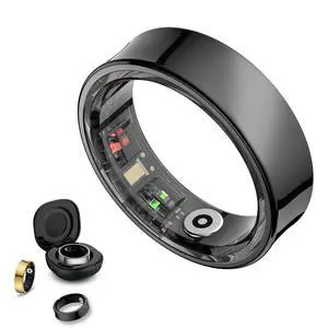 Smart Ring Health Tracker, Smart Rings for Men & Women, No Subscription Required, Long-Lasting Battery Sleep Ring, Fitness & Sleep Monitor Compatible with iOS & Android (Black, 8) Smart Ring Health Tracker, Smart Rings for Men & Women, No Subscription Required, Long-Lasting Battery Sleep Ring, Fitness & Sleep Monitor Compatible with iOS & Android (Black, 8)