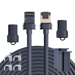 Starlink Gen 3 Ethernet Replacement Cable - 75FT/25M Weatherproof Outdoor Extension Cable with Accessories - Standard V3 for Starlink Mini Starlink Gen 3 Ethernet Replacement Cable - 75FT/25M Weatherproof Outdoor Extension Cable with Accessories - Standard V3 for Starlink Mini