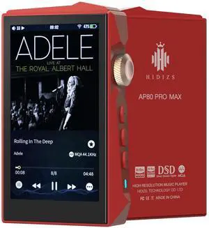 AP80 Pro MAX DAP MP3 Player with Bluetooth 5.1, 2.4G WiFi Hi-Res Streaming Playback, DLNA & AirPlay Wireless, Dual ES9219C DAC Chips Hi-res Audio Player, 2TB SD Card Exention, Red AP80 Pro MAX DAP MP3 Player with Bluetooth 5.1, 2.4G WiFi Hi-Res Streaming Playback, DLNA & AirPlay Wireless, Dual ES9219C DAC Chips Hi-res Audio Player, 2TB SD Card Exention, Red
