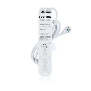 5304M-1N7 Medical Grade Power Strip, 15-Amp, 125-volt, 4-Outlets, 7-Feet Cord Length, Alloy Steel 5304M-1N7 Medical Grade Power Strip, 15-Amp, 125-volt, 4-Outlets, 7-Feet Cord Length, Alloy Steel