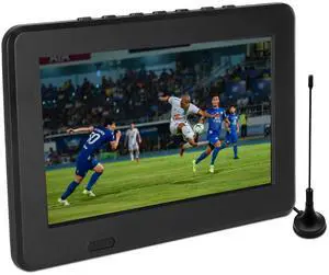 7 Inch Portable Widescreen TV, 1080P LED ATSC Analog Television for Car Camping Outdoor Kitchen, Mini Digital TV with 1500mAh Rechargeable Battery USB TF 7 Inch Portable Widescreen TV, 1080P LED ATSC Analog Television for Car Camping Outdoor Kitchen, Mini Digital TV with 1500mAh Rechargeable Battery USB TF
