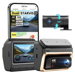 4K Dash Cam Front and Rear, Dual STARVIS 2 IMX678 IMX662 Dashcam,4K+1080P HDR Car Camera With Bulit-in 32G eMMC, 3K/60FPS,4G LTE Support,5G WiFi GPS, 3" IPS,Night Vision,24H Parking Mode,Z60 Pro 4K Dash Cam Front and Rear, Dual STARVIS 2 IMX678 IMX662 Dashcam,4K+1080P HDR Car Camera With Bulit-in 32G eMMC, 3K/60FPS,4G LTE Support,5G WiFi GPS, 3" IPS,Night Vision,24H Parking Mode,Z60 Pro