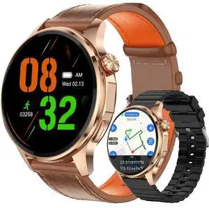 Smart Watch for Men Built-in GPS with Map(Answer/Make Call/Text), 1.46" AI Smartwatch for Android Phones/iPhone, 100+ Sport Mode Fitness Tracker with Health/Sleep Monitor, Compass/Barometer(2 Straps) Smart Watch for Men Built-in GPS with Map(Answer/Make Call/Text), 1.46" AI Smartwatch for Android Phones/iPhone, 100+ Sport Mode Fitness Tracker with Health/Sleep Monitor, Compass/Barometer(2 Straps)