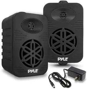 Usa Bluetooth Indoor Outdoor Speakers Pair - 500 Watt Dual Waterproof 5.25 2-Way Full Range Speaker System w/ 1/2 High Compliance Polymer Tweeter - Home, Boat,Deck, Patio, Poolside - PDWRBT56BK Usa Bluetooth Indoor Outdoor Speakers Pair - 500 Watt Dual Waterproof 5.25 2-Way Full Range Speaker System w/ 1/2 High Compliance Polymer Tweeter - Home, Boat,Deck, Patio, Poolside - PDWRBT56BK