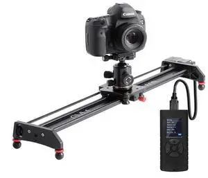 GVM Camera Slider, 27 Aluminum Alloy Motorized Slider with Time-Lapse, Video Shooting and Round Trip Shooting, Track Dolly Rail for Most DSLR Cameras for Interview Photography GVM Camera Slider, 27 Aluminum Alloy Motorized Slider with Time-Lapse, Video Shooting and Round Trip Shooting, Track Dolly Rail for Most DSLR Cameras for Interview Photography