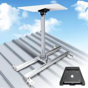 Adjustable Starlink Gen 3 Roof Mount, Stainless Steel Starlink Mounting Kit Gen 3 for Standing Seam Metal Roof with 0-30° Adjustable Starlink Gen 3 Adapter Adjustable Starlink Gen 3 Roof Mount, Stainless Steel Starlink Mounting Kit Gen 3 for Standing Seam Metal Roof with 0-30° Adjustable Starlink Gen 3 Adapter