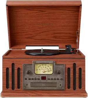 CR704B-PA Musician 3-Speed Turntable with Radio, CD/Cassette Player, Aux-in and Bluetooth, Paprika CR704B-PA Musician 3-Speed Turntable with Radio, CD/Cassette Player, Aux-in and Bluetooth, Paprika