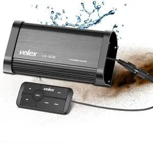 Marine Bluetooth Amplifier Waterproof Class D Amp UTV Amp 4 Channel with Controller for Boat Golf Motorcycle Hidden Installation Marine Bluetooth Amplifier Waterproof Class D Amp UTV Amp 4 Channel with Controller for Boat Golf Motorcycle Hidden Installation