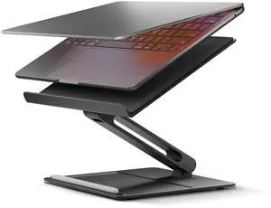 Desk Laptop Stand Height Adjustable Ergonomic Computer Stand Compatible with MacBook Air/Pro, iPad, Dell, HP, Lenovo, Microsoft Surface & Laptops & Tablets Up to 5kg (Black) Desk Laptop Stand Height Adjustable Ergonomic Computer Stand Compatible with MacBook Air/Pro, iPad, Dell, HP, Lenovo, Microsoft Surface & Laptops & Tablets Up to 5kg (Black)