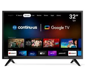 32" 12V RV Smart TV Android TV with Google Assistant, Chromecast, and Free Streaming Apps 720p HD - CT-32TS10 32" 12V RV Smart TV Android TV with Google Assistant, Chromecast, and Free Streaming Apps 720p HD - CT-32TS10