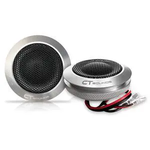 Meso 25mm 100 Watt Flush-Mount Premium Silk-Dome Tweeters, Pair Meso 25mm 100 Watt Flush-Mount Premium Silk-Dome Tweeters, Pair