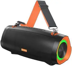 Extreme Boom Pro D100 Bluetooth Speaker with 140W Peak, 70W Bold Sound, Extra Bass, 24H Playtime, Beat-Sync Lights, Built-in Power Bank, IPX6 Waterproof, Portable Strap for Hiking, Camping-Orange Extreme Boom Pro D100 Bluetooth Speaker with 140W Peak, 70W Bold Sound, Extra Bass, 24H Playtime, Beat-Sync Lights, Built-in Power Bank, IPX6 Waterproof, Portable Strap for Hiking, Camping-Orange