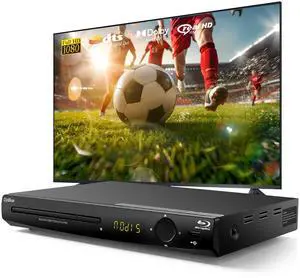 BLU RAY Player,1080P Full HD Blu-ray DVD Player for TV/Projector Home Theater Blu Ray Discs Player Support Region A/1 Blu-ray Discs,CD DVDs VCD,U Disk HDD Playback HDMI/AV/Coaxial Output BLU RAY Player,1080P Full HD Blu-ray DVD Player for TV/Projector Home Theater Blu Ray Discs Player Support Region A/1 Blu-ray Discs,CD DVDs VCD,U Disk HDD Playback HDMI/AV/Coaxial Output