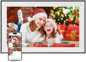 15.6 Inch Large Digital Picture Frame - WiFi Digital Photo Frame with 32GB Storage, FHD 1080P Touch Screen, Auto-Rotate, Share Photos/Videos Instantly via Free App Best Gifts for Mom 15.6 Inch Large Digital Picture Frame - WiFi Digital Photo Frame with 32GB Storage, FHD 1080P Touch Screen, Auto-Rotate, Share Photos/Videos Instantly via Free App Best Gifts for Mom