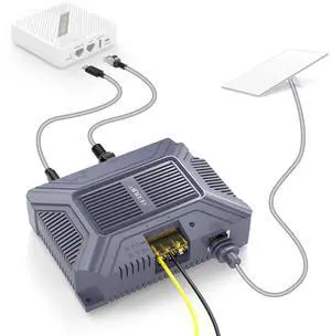 Starlink Gen 3 PoE Injector, 200W 5-in-1 GigE Passive & ESD Protection, 1000Mbps Starlink Ethernet Adapter with USB & Type-C Power Output, Support Starlink Standard 4/4X Starlink Gen 3 PoE Injector, 200W 5-in-1 GigE Passive & ESD Protection, 1000Mbps Starlink Ethernet Adapter with USB & Type-C Power Output, Support Starlink Standard 4/4X
