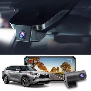 Front 4K+Rear 1080P Dash Cam Adapts for Toyota Highlander 2020-2026 & Hybrid (Gen4/UX70), Integrated OEM Look, Dual HD Video, WiFi & APP, Loop Recording, G-Sensor, Easy to Use, 128GB Card Front 4K+Rear 1080P Dash Cam Adapts for Toyota Highlander 2020-2026 & Hybrid (Gen4/UX70), Integrated OEM Look, Dual HD Video, WiFi & APP, Loop Recording, G-Sensor, Easy to Use, 128GB Card