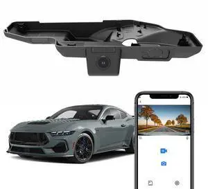 4K Dash Cam Compatible with Ford Mustang 2024 2025 Ecoboost GT Premium Dark Horse, Integrated OEM Look, UHD 2160P Video, Loop Recording, Built-in WiFi & APP, G-Sensor, Plug & Play, 64GB Card 4K Dash Cam Compatible with Ford Mustang 2024 2025 Ecoboost GT Premium Dark Horse, Integrated OEM Look, UHD 2160P Video, Loop Recording, Built-in WiFi & APP, G-Sensor, Plug & Play, 64GB Card
