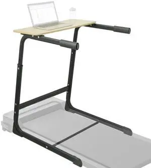 Walking Pad Desk Adjustable Height with Handlebar, 2-in-1 Desk Attachment, Stable Laptop Workstation for Home Office Walking Pad Desk Adjustable Height with Handlebar, 2-in-1 Desk Attachment, Stable Laptop Workstation for Home Office