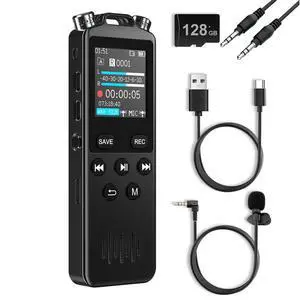 160GB Digital Voice Recorder with Playback,1536Kbps HD Stereo Audio Recorder Device for Musicians, Podcasters, Filmmakers & Content Creators,Voice Activated Recorder with Dual Microphones,Rechargeable 160GB Digital Voice Recorder with Playback,1536Kbps HD Stereo Audio Recorder Device for Musicians, Podcasters, Filmmakers & Content Creators,Voice Activated Recorder with Dual Microphones,Rechargeable