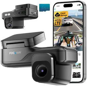 4G LTE Dash Cam with Live View, 2K+1080P Front Inside Anti-Theft Car Camera Live Streaming, Instant Alert via App, Cloud & SD Storage, IR Night Vision, No Screen, 24/7 Parking Mode, GPS, OBD 4G LTE Dash Cam with Live View, 2K+1080P Front Inside Anti-Theft Car Camera Live Streaming, Instant Alert via App, Cloud & SD Storage, IR Night Vision, No Screen, 24/7 Parking Mode, GPS, OBD