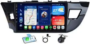 4Core + 64GB ROM Android 15 Car Radio for Toyota Corolla 2014-2016: 5G WiFi Upgrade 1280x800 HD Touchscreen Replacement with Backup Camera Wireless Carplay Android Auto Mirror Link GPS Bluetooth FM 4Core + 64GB ROM Android 15 Car Radio for Toyota Corolla 2014-2016: 5G WiFi Upgrade 1280x800 HD Touchscreen Replacement with Backup Camera Wireless Carplay Android Auto Mirror Link GPS Bluetooth FM