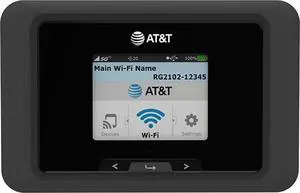 Franklin A50 5G | WiFi 6 | Removable 5000 mAh Battery | 2.4" Display | Qualcomm® SDX62 | AT&T PREPAID Hotspot Franklin A50 5G | WiFi 6 | Removable 5000 mAh Battery | 2.4" Display | Qualcomm® SDX62 | AT&T PREPAID Hotspot