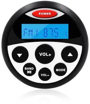 Boat Marine Stereo Receiver Bluetooth - 45 x 4 Watts Audio AM FM Gauge Waterproof Radio Tuner Streaming for Boats Golf Cart ATV UTV and Spa Hot Tubs GR304 Boat Marine Stereo Receiver Bluetooth - 45 x 4 Watts Audio AM FM Gauge Waterproof Radio Tuner Streaming for Boats Golf Cart ATV UTV and Spa Hot Tubs GR304