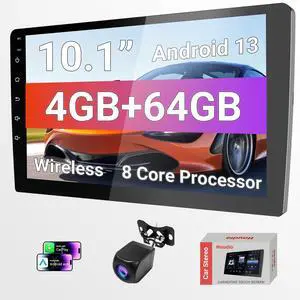 10.1 Inch HD Carplay Screen for Car with 720P Touchscreen, Double Din Car Stereo, 8-Core Processor, Backup Camera, 64GB Storage,GPS Navigation, USB Ports, Quick Reverse 10.1 Inch HD Carplay Screen for Car with 720P Touchscreen, Double Din Car Stereo, 8-Core Processor, Backup Camera, 64GB Storage,GPS Navigation, USB Ports, Quick Reverse