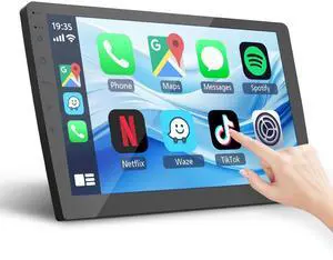 9 Double Din Car Stereo with Wireless Apple Carplay & Android Auto, Touchscreen Radio with Backup Camera, BT 5.4, WiFi 5, GPS, Mirror Link, FM/AM Radio, 4+64GB 9 Double Din Car Stereo with Wireless Apple Carplay & Android Auto, Touchscreen Radio with Backup Camera, BT 5.4, WiFi 5, GPS, Mirror Link, FM/AM Radio, 4+64GB