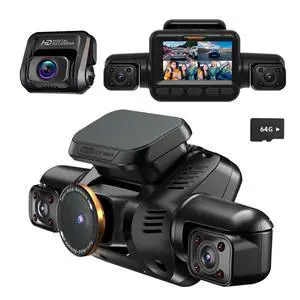 AI 4K Dash Cam Front and Rear Recording with Driver Monitoring System, STARVIS 2 Night Vision, 360° View 4 Channel Dashcam Car Camera, 5G Wi-Fi GPS, CPL, 3" Touch Screen, with 64GB Card,V8 MAX AI 4K Dash Cam Front and Rear Recording with Driver Monitoring System, STARVIS 2 Night Vision, 360° View 4 Channel Dashcam Car Camera, 5G Wi-Fi GPS, CPL, 3" Touch Screen, with 64GB Card,V8 MAX