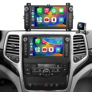 5GWiFi Upgrade Car Radio for Jeep Grand Cherokee 2011-2013, Dodge Durango 2011-2013, 7inch Touch Screen Stereo Headunit Wireless Carplay Android Auto GPS Navigation FM Camera Bluetooth RDS Mirror Link 5GWiFi Upgrade Car Radio for Jeep Grand Cherokee 2011-2013, Dodge Durango 2011-2013, 7inch Touch Screen Stereo Headunit Wireless Carplay Android Auto GPS Navigation FM Camera Bluetooth RDS Mirror Link