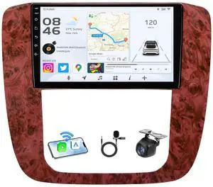 8Core Android 15 Car Radio for 2007-2013 Chevrolet Chevy Silverado Tahoe Suburban GMC Yukon: 9'' 1280*800P IPS Touch Screen Build-in GPS Wireless Carplay & Android Auto 5Ghz WiFi BT Backup Camera FM 8Core Android 15 Car Radio for 2007-2013 Chevrolet Chevy Silverado Tahoe Suburban GMC Yukon: 9'' 1280*800P IPS Touch Screen Build-in GPS Wireless Carplay & Android Auto 5Ghz WiFi BT Backup Camera FM