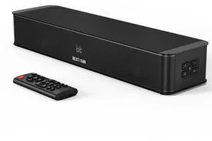 2.1ch Sound Bar with Built-in Subwoofer, 100W Peak Power, HDMI ARC/Opt/AUX/USB/Bluetooth 5.3, 3 EQ Modes & Volume Boost, 16.5" All-in-One for TV/PC/Gaming/Projector 2.1ch Sound Bar with Built-in Subwoofer, 100W Peak Power, HDMI ARC/Opt/AUX/USB/Bluetooth 5.3, 3 EQ Modes & Volume Boost, 16.5" All-in-One for TV/PC/Gaming/Projector