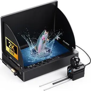 2K DVR Underwater Fishing Camera with Recording 6" OLED Sun-Readable Display | 10000mAh Battery, 220° Wide Angle, IR Night Vision | Professional Portable Kit for Ice & Boat Fishing 2K DVR Underwater Fishing Camera with Recording 6" OLED Sun-Readable Display | 10000mAh Battery, 220° Wide Angle, IR Night Vision | Professional Portable Kit for Ice & Boat Fishing