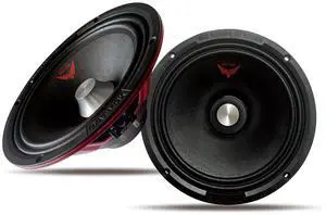 MX80S3 Midrange Loudspeaker 8" Silver Bullet, 600W Max, 4 Ohms, Premium Quality Audio Door Speakers for Car or Truck Stereo Sound System, Black (2 Speaker) MX80S3 Midrange Loudspeaker 8" Silver Bullet, 600W Max, 4 Ohms, Premium Quality Audio Door Speakers for Car or Truck Stereo Sound System, Black (2 Speaker)