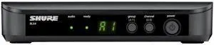 BLX4 Wireless Receiver H9 Band (512542 MHz) Single-Channel BLX Series Receiver, QuickScan Frequency Selection, XLR & 1/4" Outputs, Up to 300 ft Range BLX4 Wireless Receiver H9 Band (512542 MHz) Single-Channel BLX Series Receiver, QuickScan Frequency Selection, XLR & 1/4" Outputs, Up to 300 ft Range