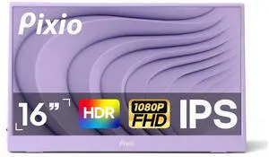 PX160 Wave Purple Portable Monitor 15.6 inch 60Hz FHD 1080p IPS Panel HDR Screen Cover Stand USB-C HDMI Laptop Screen Extender Portable Monitor for Laptop, PC, Console, Phone PX160 Wave Purple Portable Monitor 15.6 inch 60Hz FHD 1080p IPS Panel HDR Screen Cover Stand USB-C HDMI Laptop Screen Extender Portable Monitor for Laptop, PC, Console, Phone